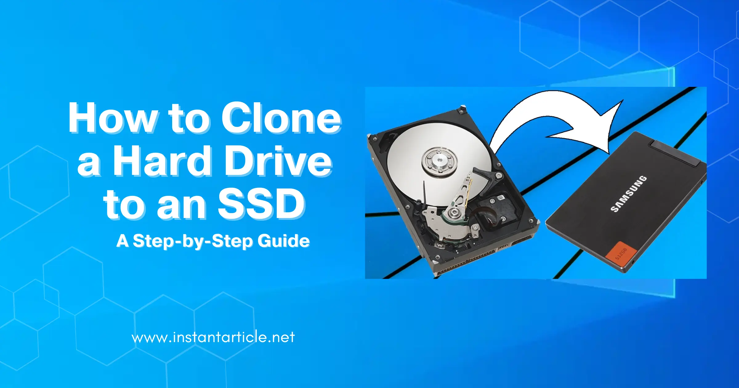 Image of HDD and SSD for cloning hard drive to SSD guide